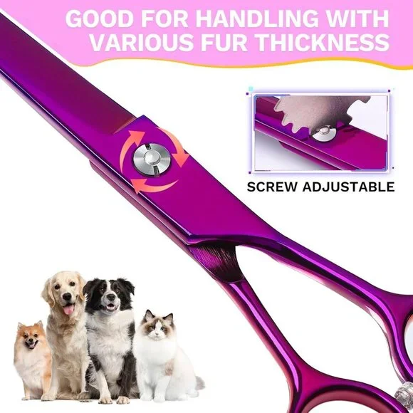 JASON 7.5" Professional Up-Curve Shears -Dog Grooming Scissors - Picture 13 of 15